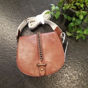 New vegan leather crossbody bag